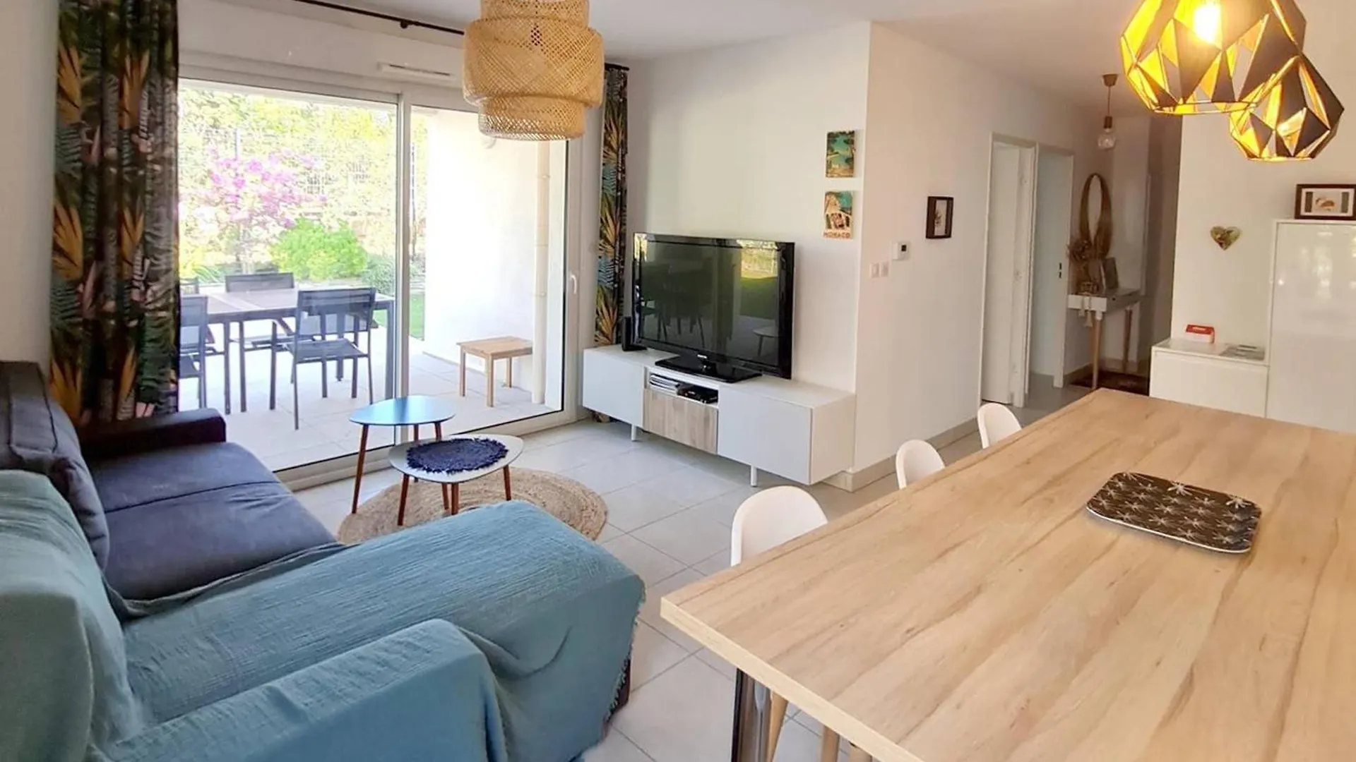 T3 En Rez-De-Jardin Avec Wi-Fi Et Parking - Plages Et Commerces A 900M - Terrasse Et Jardin Privatif - Fr-1-316-271 식스포즈레스플라지스